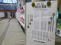 パーテーションに装飾とともに掲示物が貼られている写真